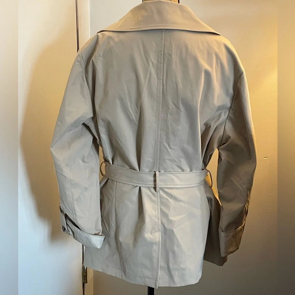 Weatherproof Women's Light Beige Trench Coat with Belt - Picture 3 of 7